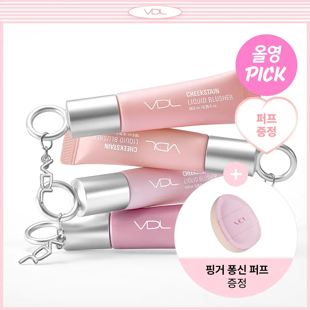 [vdl] Cheek Stain Liquid Blusher Soft Radiant Glow Finish 10.5ml