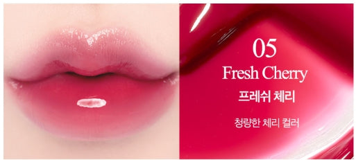 [CLIO] Crystal Glam Tint Cherry Series 3.4g | Glossy Translucent Lip Tint