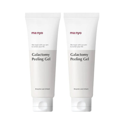 [ma:nyo Factory] Galactomy Enzyme Peeling Gel Double Set | Gentle Exfoliating & Refreshing Formula | 120ml x2 | GlowLab