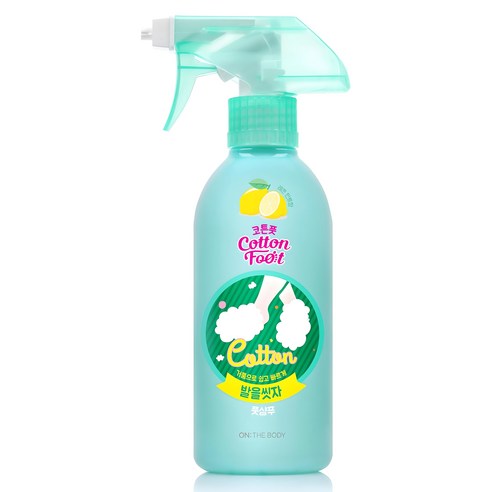 [On The Body] Cotton Foot Shampoo Lemon Mint | Refreshing Cleanser for Feet | 510ml | GlowLab
