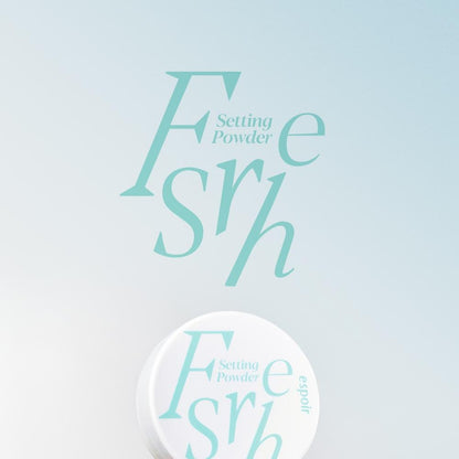 [espoir] Fresh Setting Powder | Vegan Clean Formula for Smooth, Soft Finish | 9g