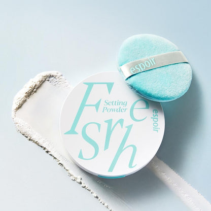 [espoir] Fresh Setting Powder | Vegan Clean Formula for Smooth, Soft Finish | 9g