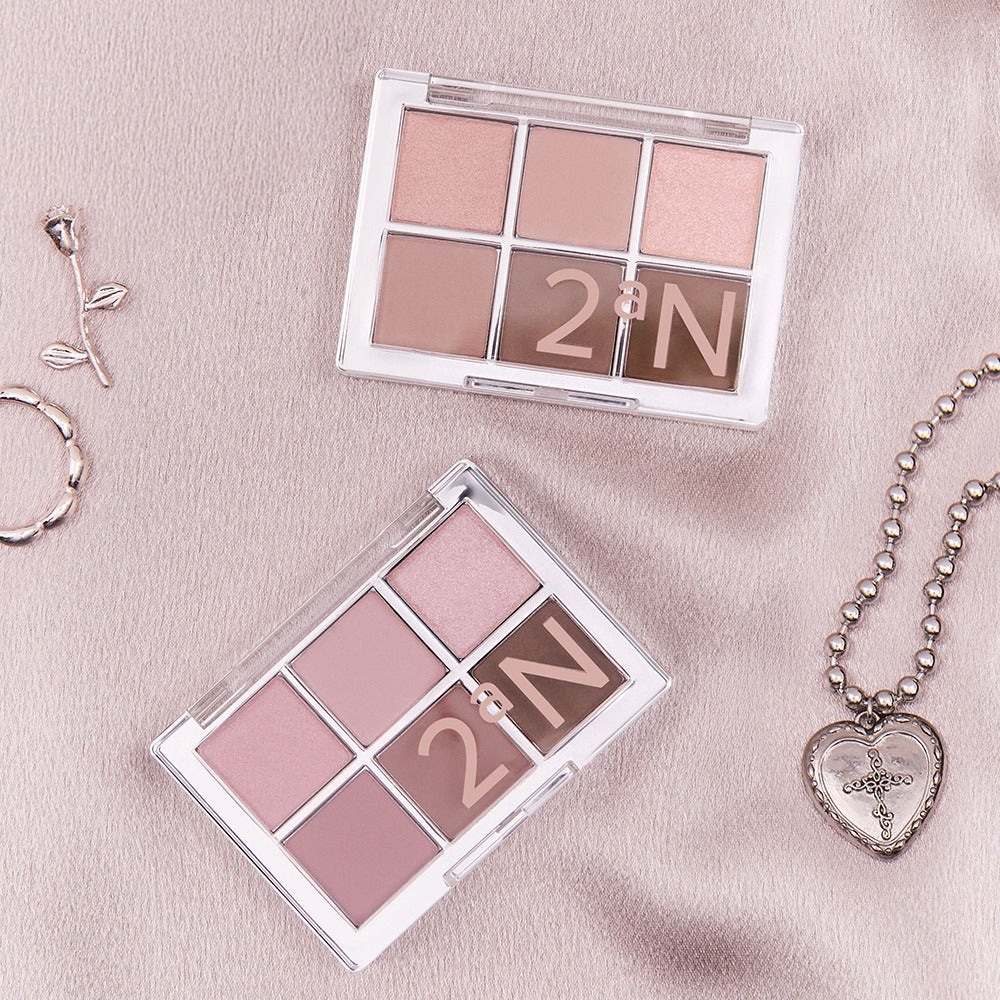 [2aN] Better Me Eye Palette Soft Rose Blending Finish 4.5g (6 Shades)