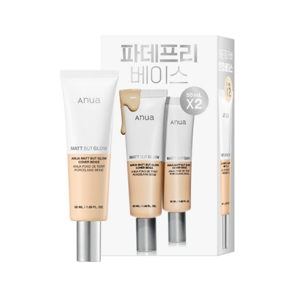 [Anua] Matt But Glow Cover Beige + Soft Matte Radiant Finish 50ml × 2 by oliveYoung
