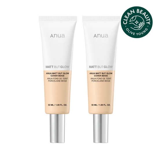 [Anua] Matt But Glow Cover Beige + Soft Matte Radiant Finish 50ml × 2 by oliveYoung