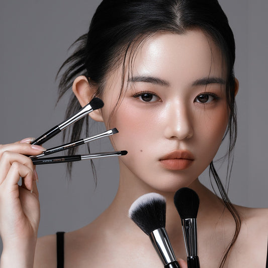 [JUNG SAEMMOOL] Masterclass Eye Brush Portable Kit Precision Blend | 5 Brushes + Pouch