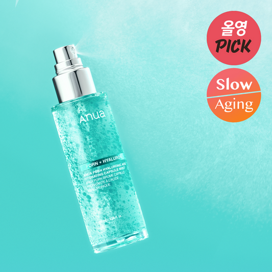 [Anua] PDRN Hyaluronic Acid Moisture Capsule Mist + Fine Hydro Glow 100ml by oliveYoung