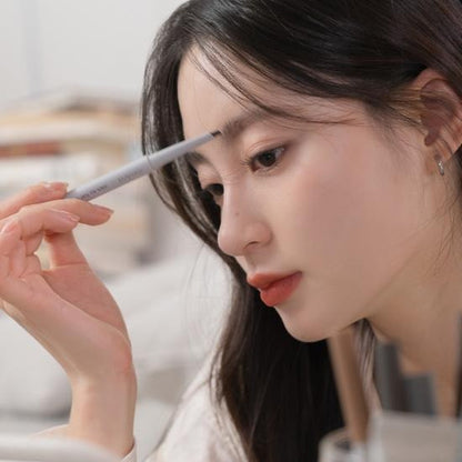 [rom&nd] Flat Brow Pencil Duo Set – Natural Soft Finish | 1+1 Promotion | GlowLab