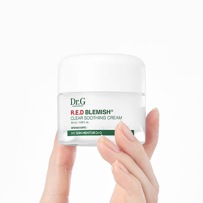 [Dr.G] Red Blemish Clear Soothing Cream | Intensive Hydration & Sensitive Skin Relief | 50ml x2 + 10ml x2
