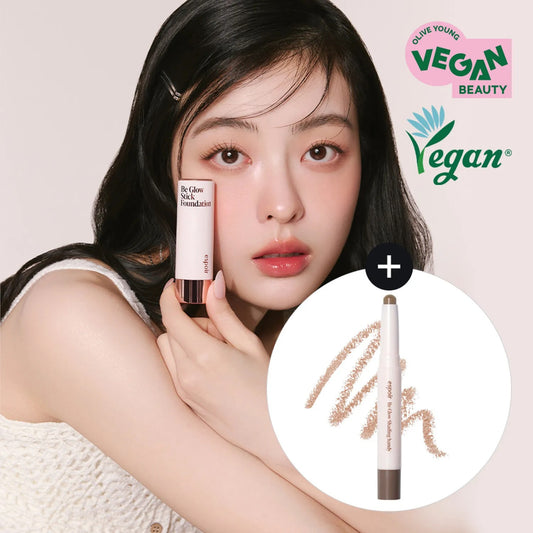 [espoir] Be Glow Stick Foundation Set – Vegan Radiant Base with Shading Stick 11g