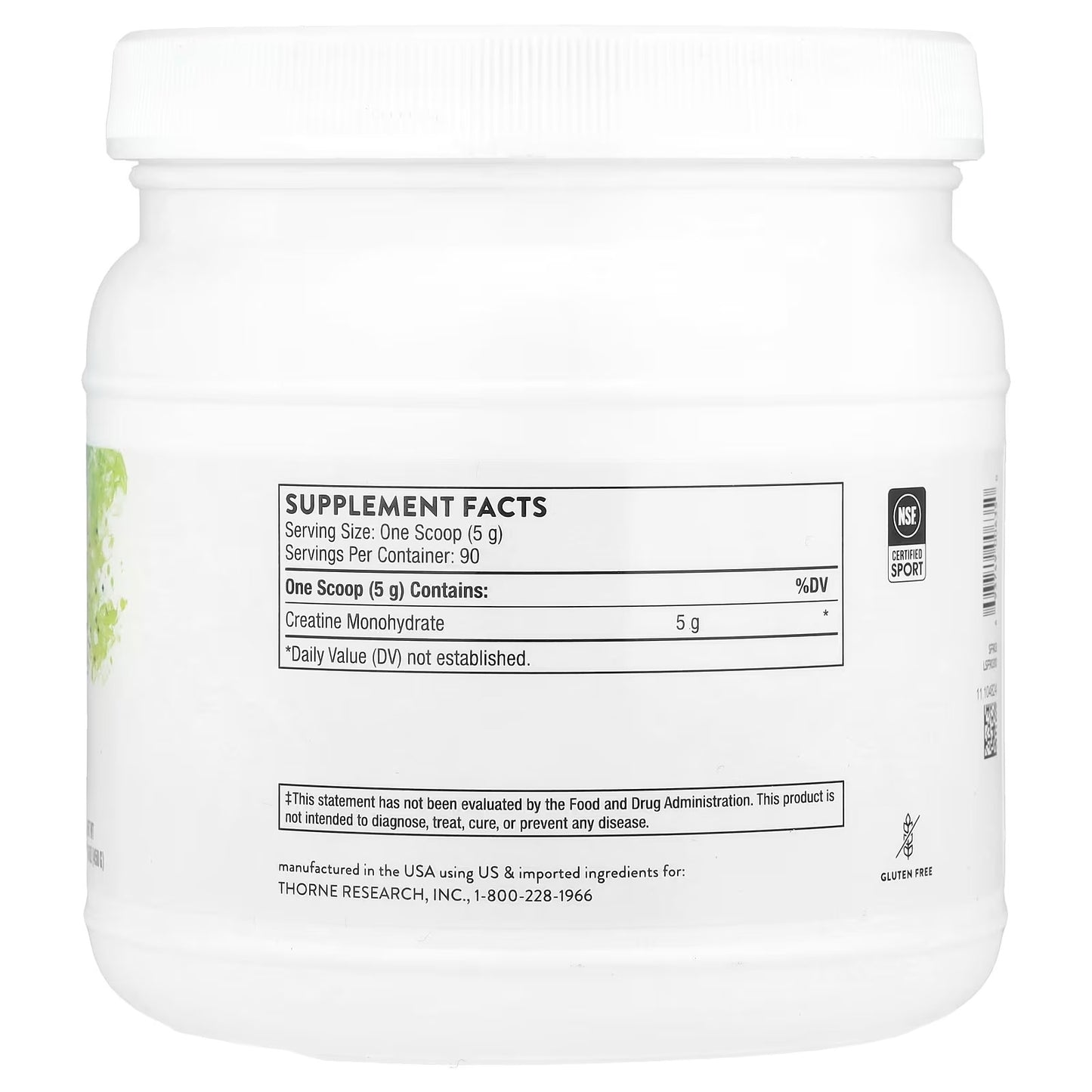[Thorne] Creatine Powder | Dietary Supplement | 450g / 900g