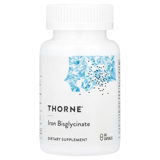 [Thorne] Iron Bisglycinate | Dietary Supplement | 60 Capsules