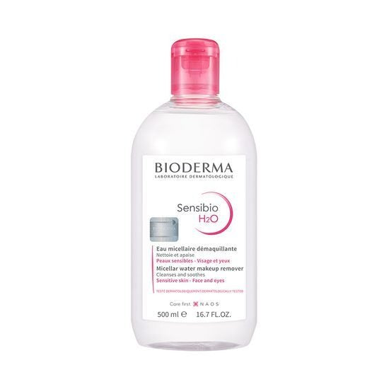 [BIODERMA] Sensibio H2O Micellar Cleansing Water - Gentle, Refreshing Makeup Remover | 500ml x 2