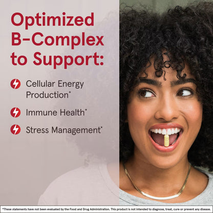 [Jarrow Formulas] Vegan B-Right B-Complex | Balanced B Vitamin Dietary Supplement | 100 Veggie Capsules