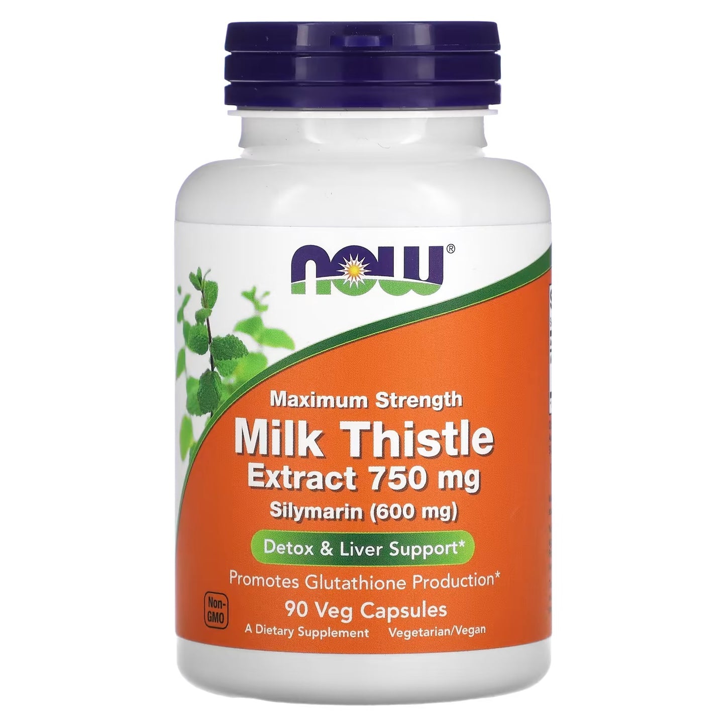 [NOW Foods] Milk Thistle Extract 750mg | Wellness & Antioxidant Support | 90 Veg Capsules