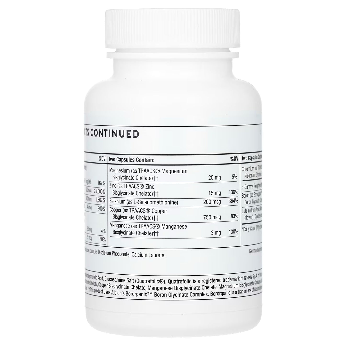 [Thorne] Basic Nutrients 2/Day | High-Potency Multivitamin | 60 Capsules | GlowLab