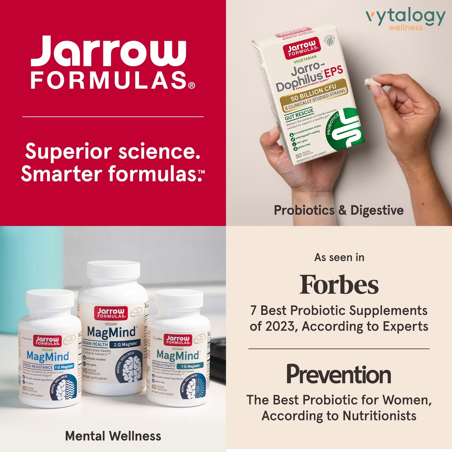 [Jarrow Formulas] Vegan B-Right B-Complex | Balanced B Vitamin Dietary Supplement | 100 Veggie Capsules