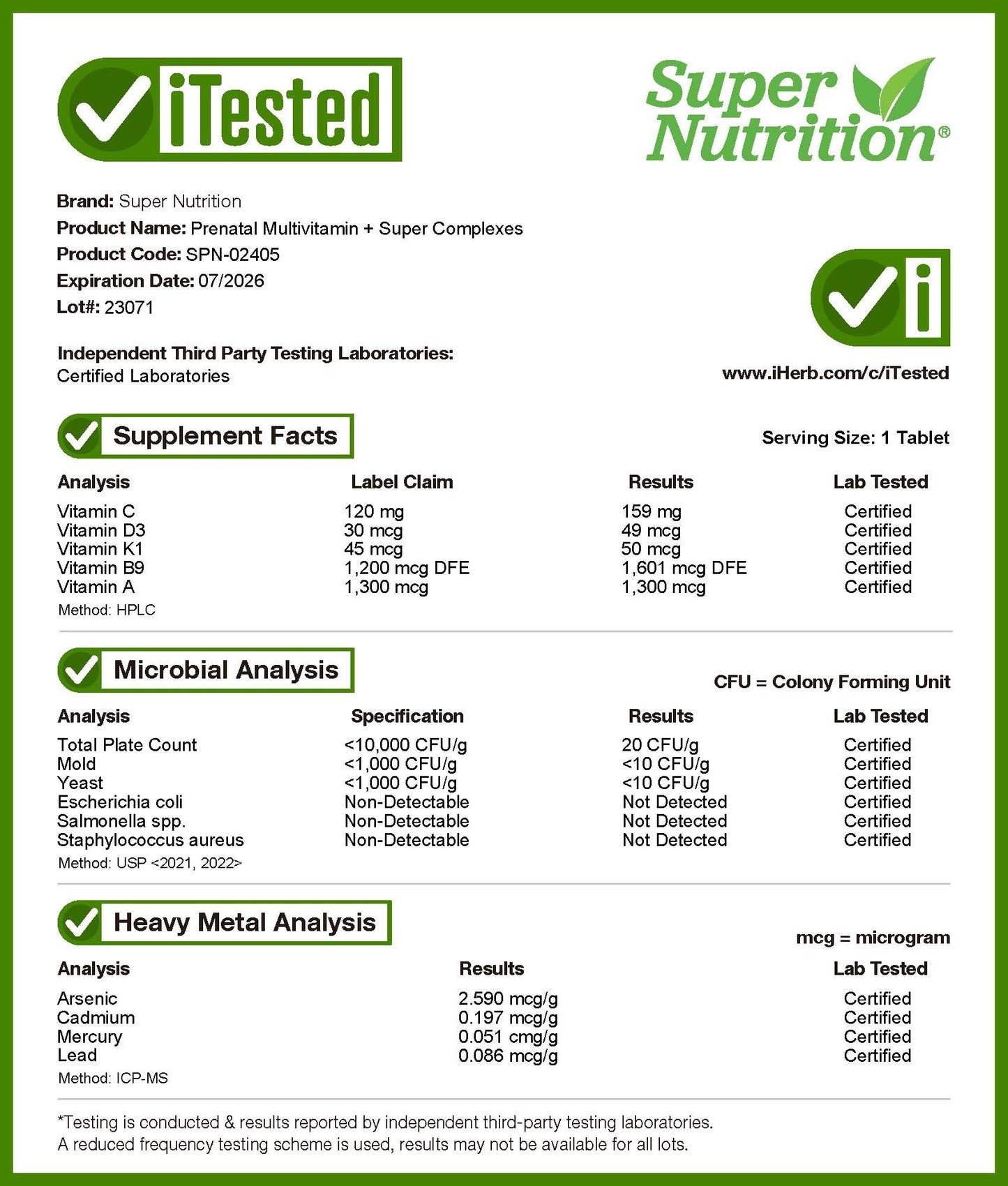 [Super Nutrition] SimplyOne Prenatal Daily Multivitamin with Super Complexes | 90 Tablets | GlowLab
