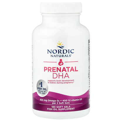[Nordic Naturals] Prenatal DHA – Omega-3 Supplement with Vitamin D3 | 60 / 90 / 180 Softgels