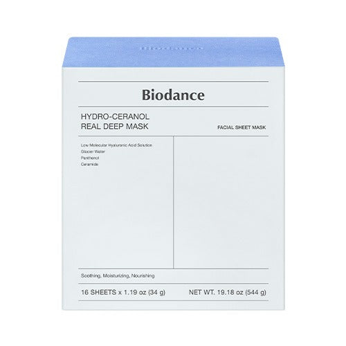 [BIODANCE] Real Deep Mask Sheet Set | Hydrating &amp; Balancing Care | 16 Sheets (2 Types)