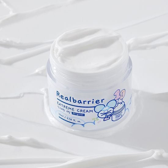 [Real Barrier] Extreme Cream Original Set | 70ml + 30ml + Padding Bag Keyring | Intense Barrier Repair & 100-Hour Moisture