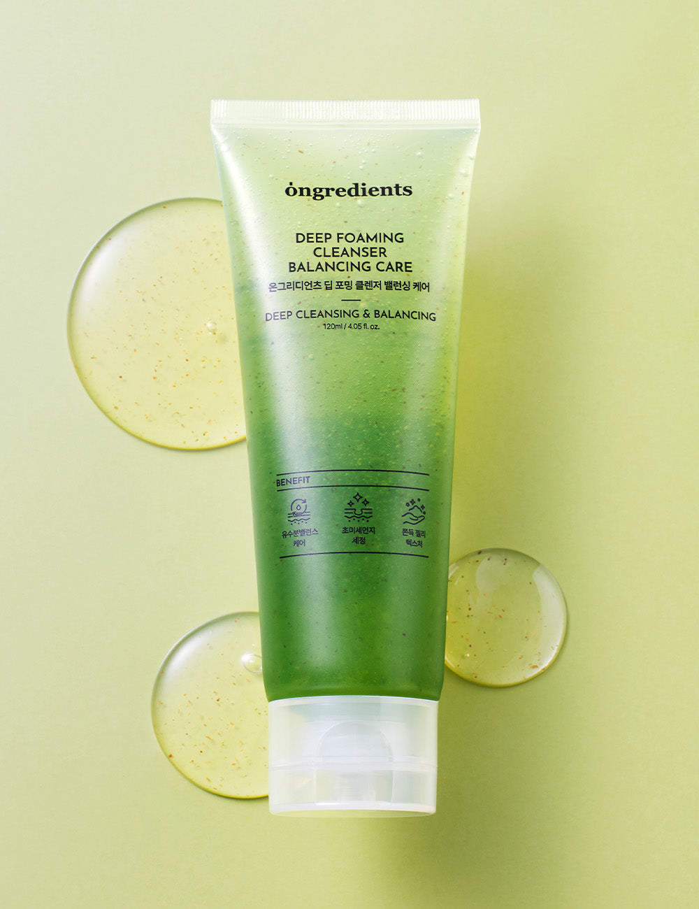 [ongredients] Deep Foaming Cleansing Gel Balancing Care | 120 ml