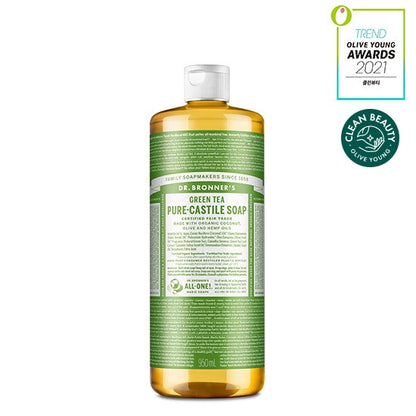 [Dr. Bronner’s] Pure Castile Soap – Organic Plant Oils for Face & Body | 950 ml (12 Variants)