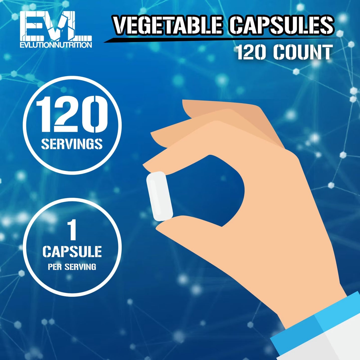 [EVLution Nutrition] L-Carnitine 500mg | Dietary Supplement for Active Lifestyle | 120 Capsules