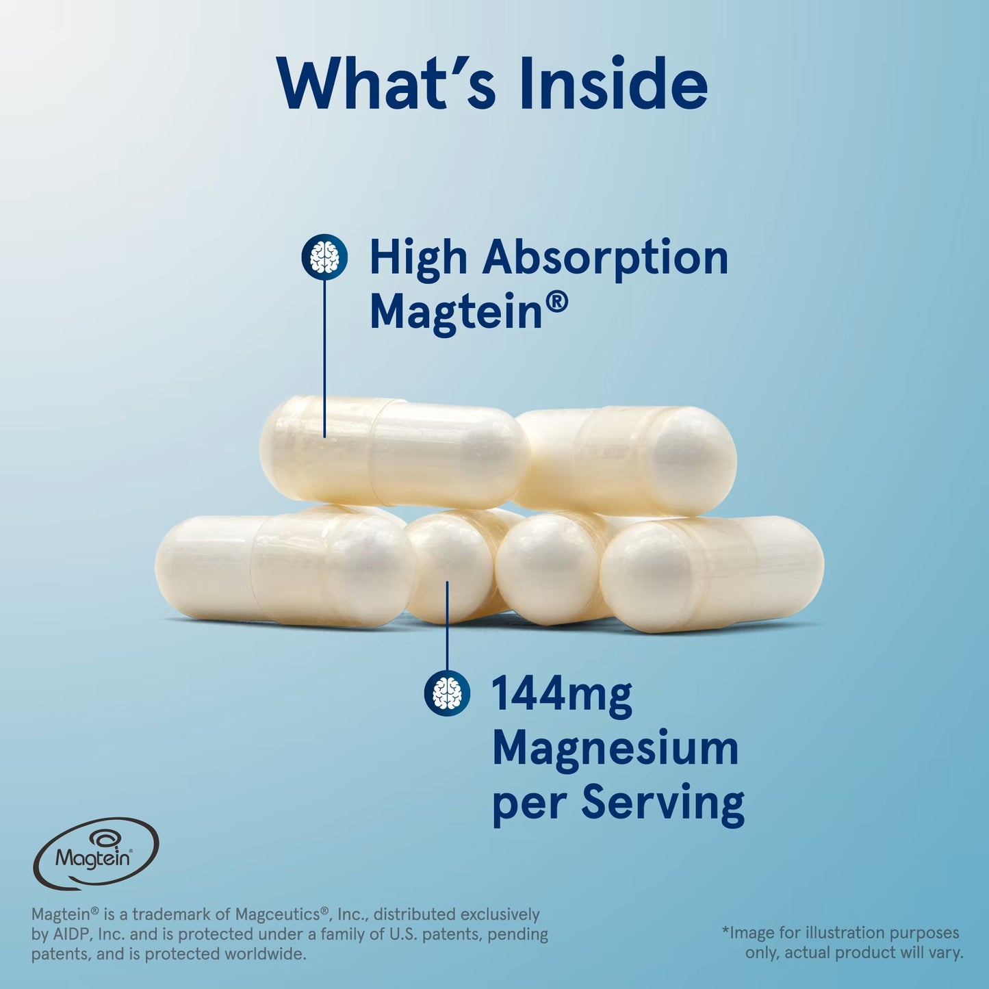 [Jarrow Formulas] MagMind Magnesium L-Threonate 2000mg | Dietary Supplement for Daily Wellness | 90 Veggie Capsules