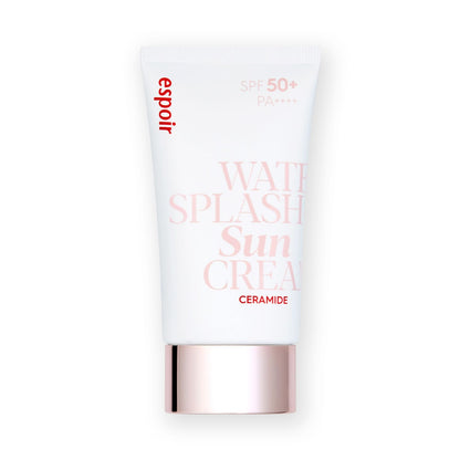 [espoir] Water Splash Sun Cream Ceramide Set – Hydrating Vegan Formula SPF50+ PA++++ | 60ml + 20ml Foam