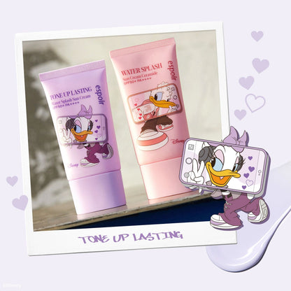 [espoir] DISNEY EDITION Water Splash Sun Cream Tone Up Lasting – Lavender Moisture SPF50+ PA++++ | 50ml