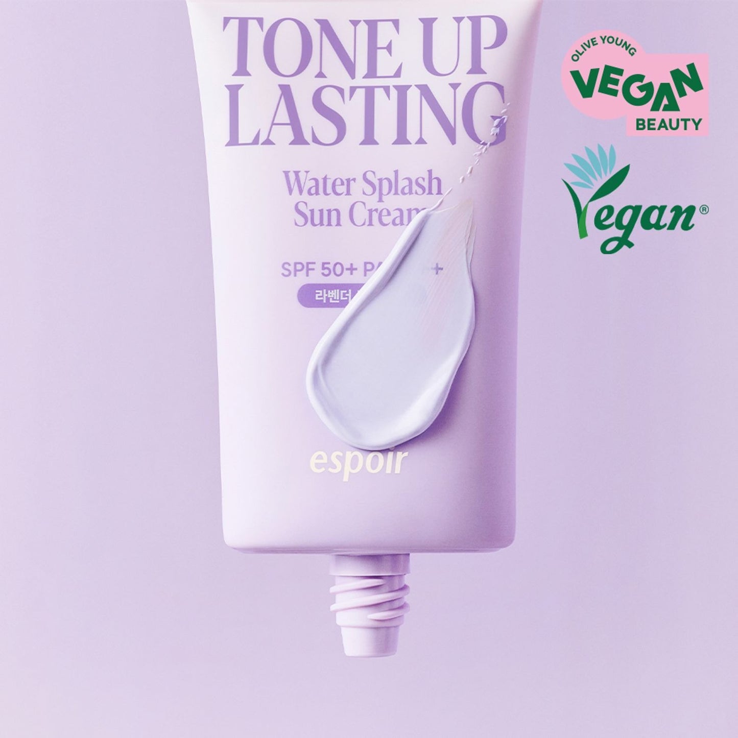 [espoir] Water Splash Sun Cream Tone Up Lasting – Lightweight Vegan Formula | 50ml