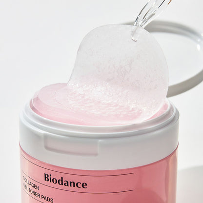 [BIODANCE] Collagen Gel Toner Pads – Hydrating & Soothing Care Pads | 60P + 10P Set