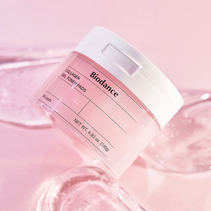 [BIODANCE] Collagen Gel Toner Pads – Hydrating & Soothing Care Pads | 60P + 10P Set