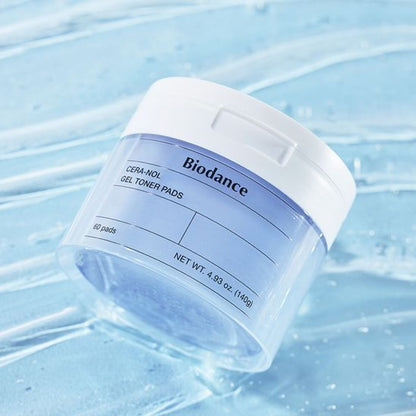 [BIODANCE] Hydro Cera-nol Gel Toner Pads – Cooling & Moisture Balance Care | 60P