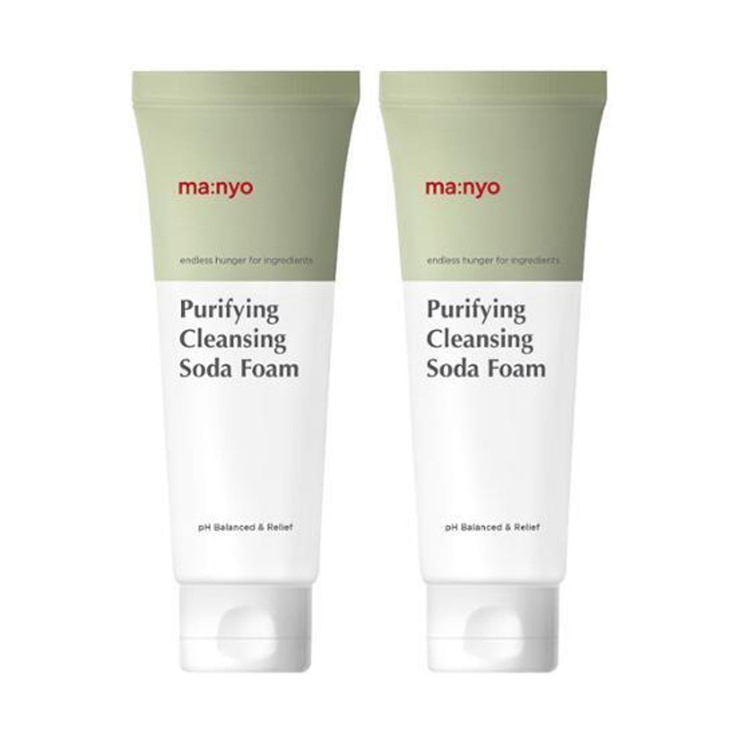 [ma:nyo Factory] Purifying Cleansing Soda Foam | Gentle & Hydrating Face Cleanser | 150ml × 2