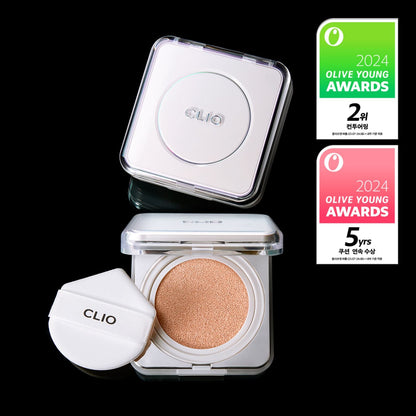 [CLIO] Kill Cover Founwear Cushion The Original Set – Airy Satin Texture & Natural Comfort | Cushion + Refill