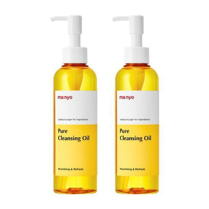 [ma:nyo Factory] Pure Cleansing Oil Double Pack | Removes Makeup & Impurities | 200ml x2 | GlowLab
