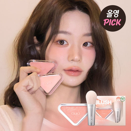[CLIO] Essential Blush Tap 4g | Airy Matte & Sheer Glow Cheek Color