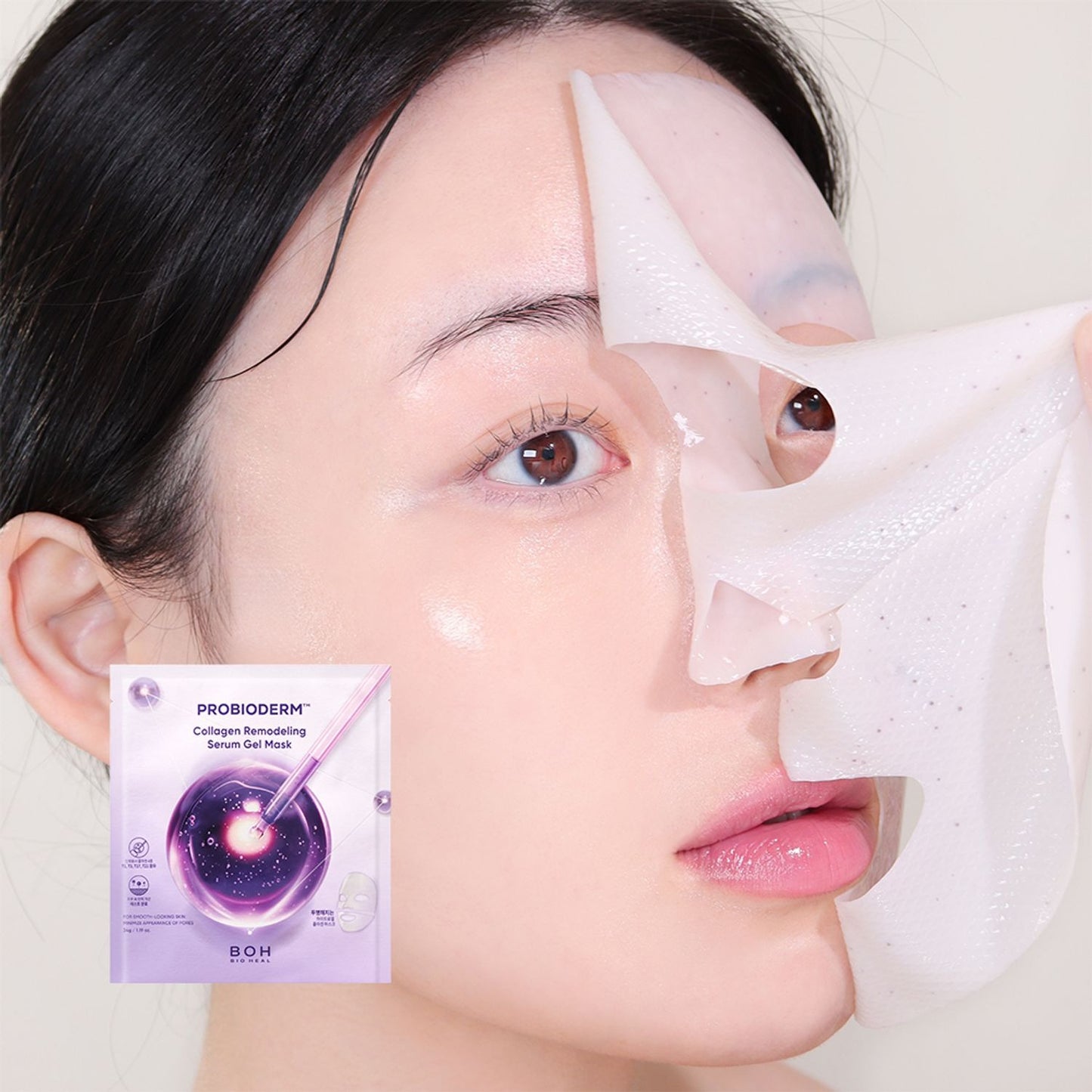 [BIOHEAL BOH] Probioderm Collagen Remodeling Serum Gel Mask – Cooling, Hydrating Glow Care | 5+1ea Special Set
