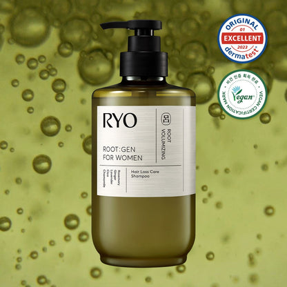 [Ryo] Volumizing Scalp Shampoo with Soft Herbal Lather – 353mL Double Pack