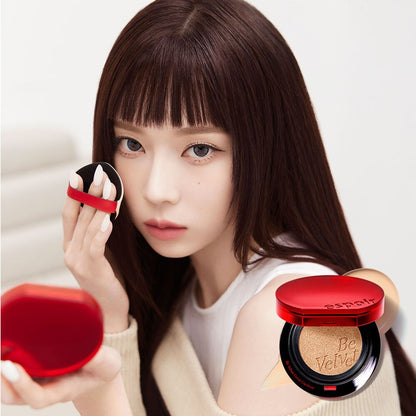[espoir] Be Velvet Cover Cushion 15g + Refill | Long-Wear Velvet Finish SPF42 PA++