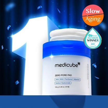 [Medicube] Zero Pore Pad 2.0 – Smooth & Refreshing Daily Toner Pads – 70 Pads