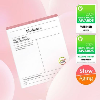 [Biodance] Bio-Collagen Real Deep Hydrating Mask | 7 Sheets | Shipping from Korea | GlowLab