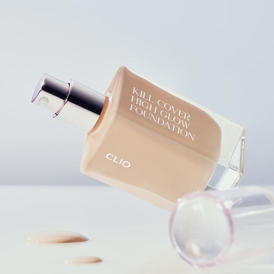 [CLIO] Kill Cover High Glow Foundation Special Set – Natural Radiant Look & Lightweight Feel | 38g + Gift