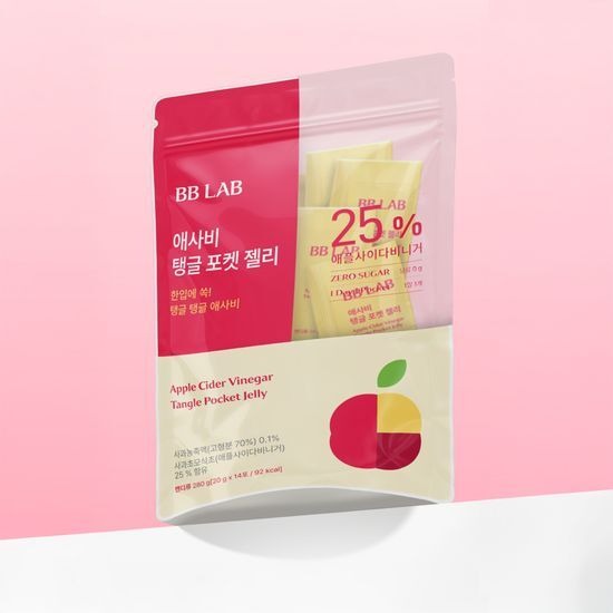 [BB LAB] Apple Cider Vinegar Tangle Pocket Jelly | Sugar-Free Daily Jelly with Crisp Apple Flavor | 20 g × 14 Sticks