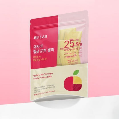 [BB LAB] Apple Cider Vinegar Tangle Pocket Jelly | Sugar-Free Daily Jelly with Crisp Apple Flavor | 20 g × 14 Sticks