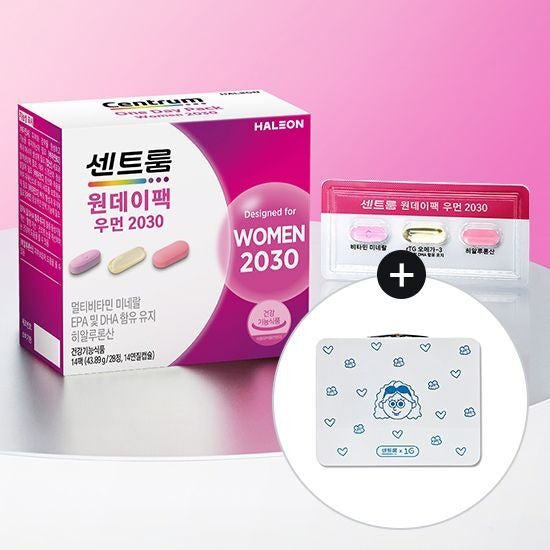 [Centrum] Women's Daily Capsule Pack with Smooth Soft-Gel Texture – 14 Packs + Tin Case