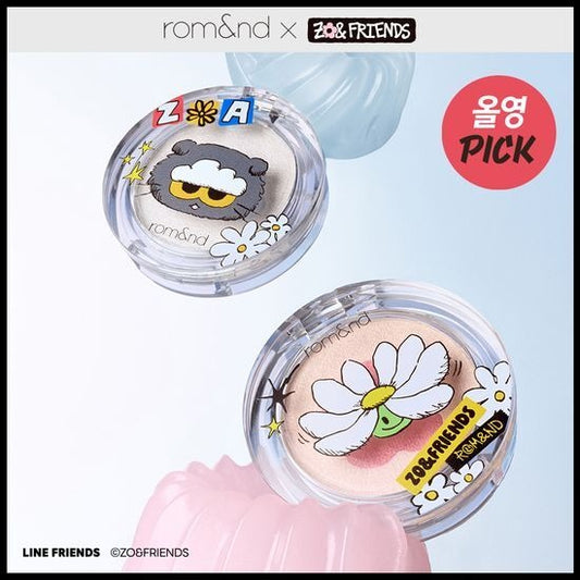 [rom&nd] Dual Jelly Highlighter ZOAFriends Edition – Soft Glow Duo 5.5g