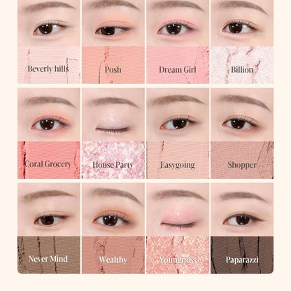 [espoir] Eye Core Palette – Vegan Eyeshadow with Soft Multi-Texture Shades | 9g